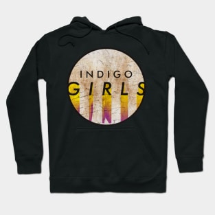 Indigo Girls - VINTAGE YELLOW CIRCLE Hoodie